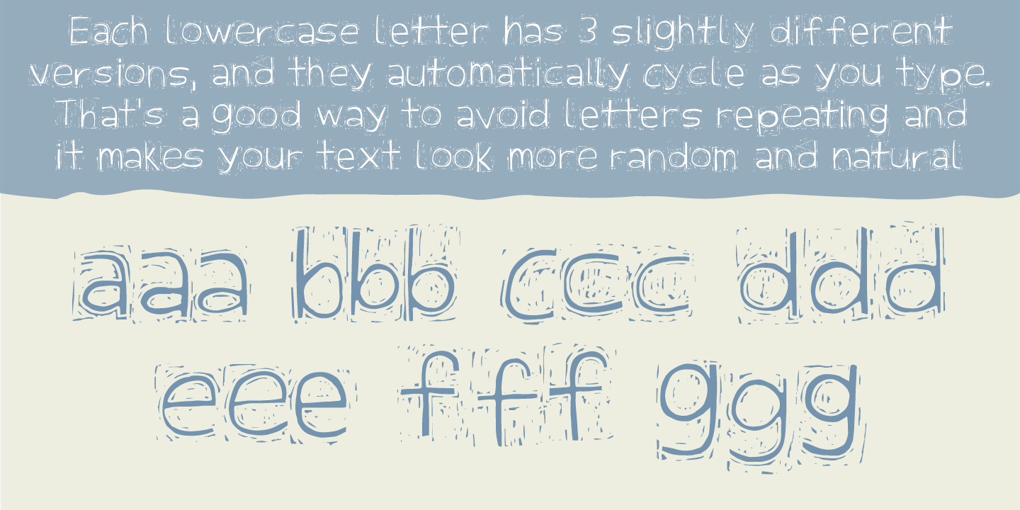 Beispiel einer Bottle Fork Regular-Schriftart